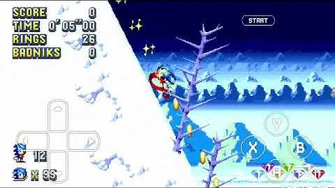 No snowboarding ICE CAP Zone Act 1 more like Sonic Mania Mods