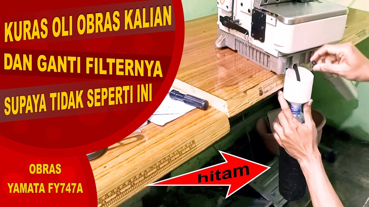 Cara mengganti oli mesin OBRAS YAMATA FY747A