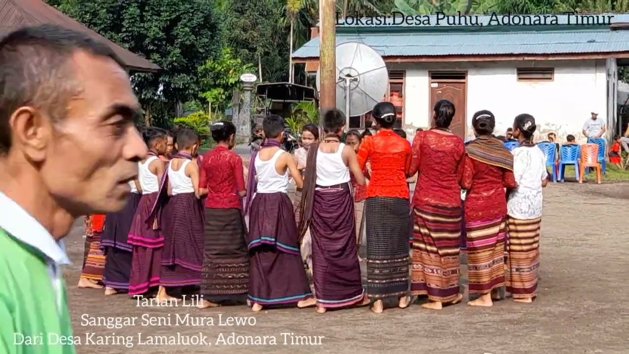 Tarian Lili Dari Sanggar Seni Mura Lewo Desa Karing Lamalouk,Adonara Timur