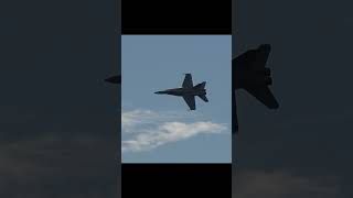 RAAF Classic Hornet A21-16 at Melb F1 2018  #f18hornet #boeing #aviation #f1shorts #military