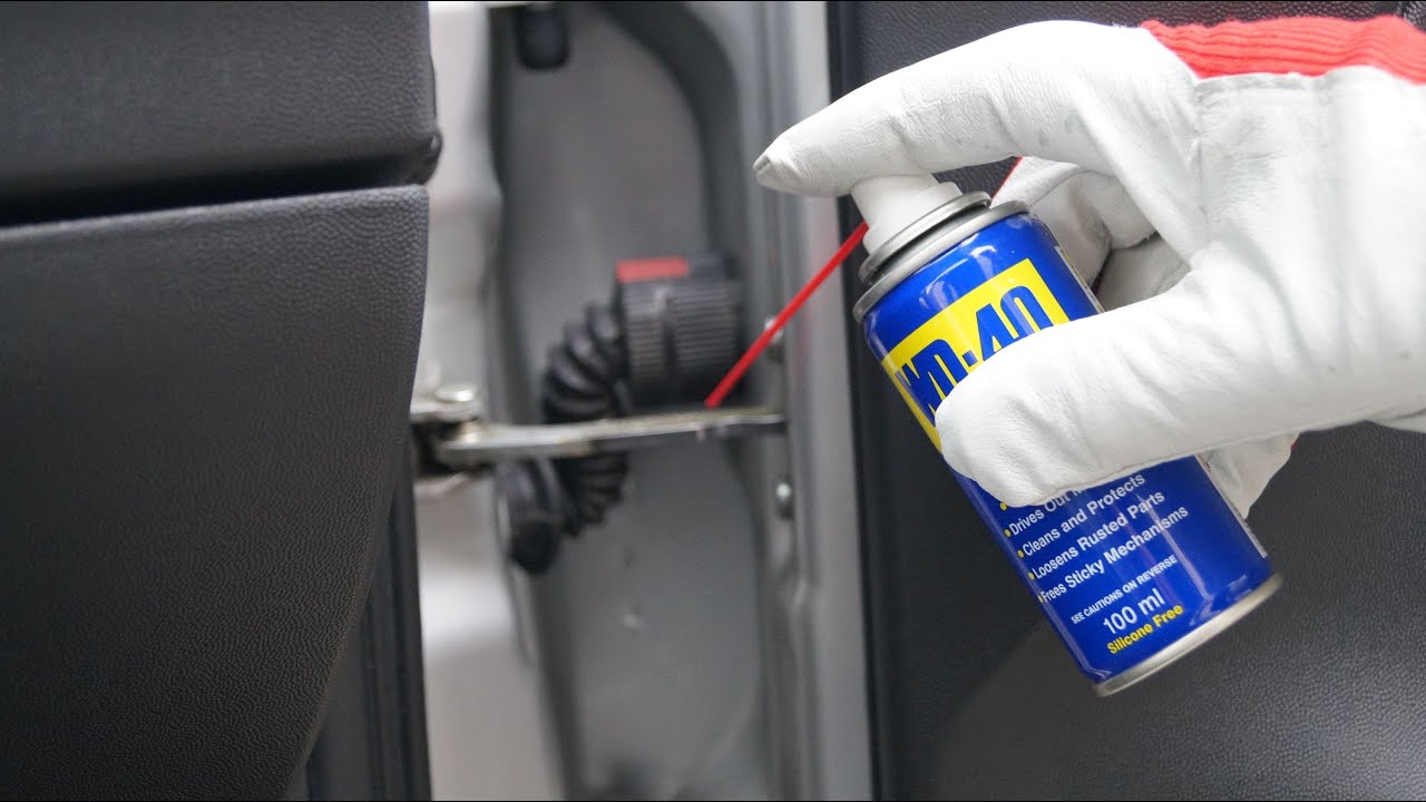 How to Lube Car Door Hinges 