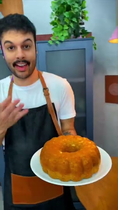 BOLO DE LARANJA FEITO COM A CASCA, MEU FAVORITO 🙈 😍  | Thigas Ribeiro #Shorts