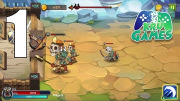 Castle Defender: Hero Idle Defense TD Gameplay Walkthrough #1 (Android, IOS)
