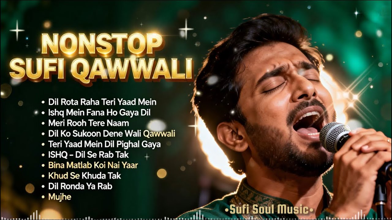 Non Stop Sufi Songs 💛 Dil Ko Sukoon Dene Wale Kalam | Heart Touching & Emotional