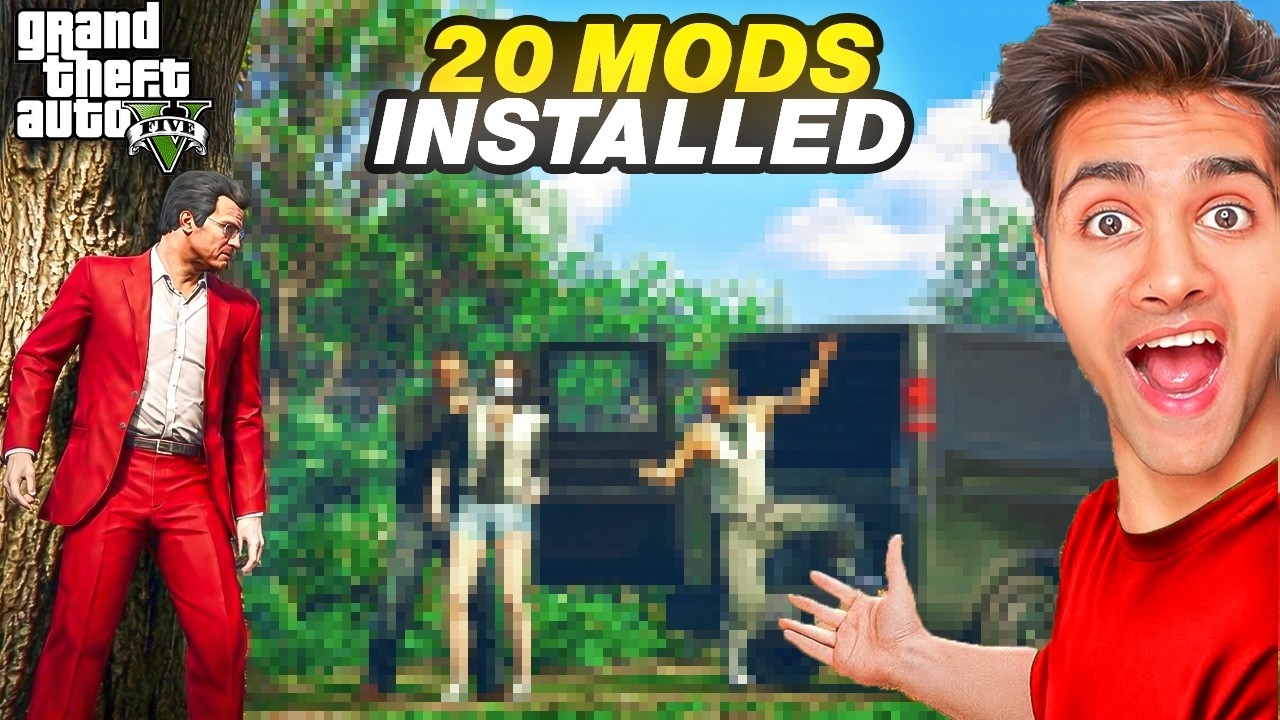 I Installed 20 Mods Like Techno Gamerz & Dattrax Gaming In GTA 5
