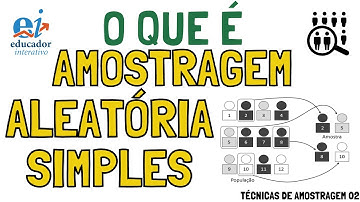 O que é Amostragem Aleatória Simples – Técnicas de Amostragem 02