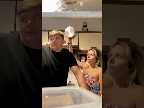 She saved the cake- nothing 😅 🤣 #paulandchris #funnyvideo #comedy