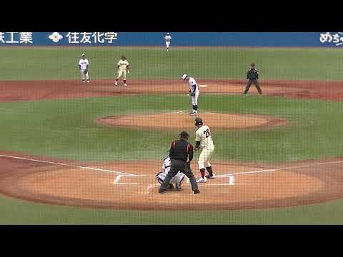 日大一死一、二塁4番高垣広大（3年・山梨学院）、花崎 成海（3年・広島商）〜140キロ後半のストレートと落ちる球が素晴らしい三奈木亜星（1年・浦和学院）
