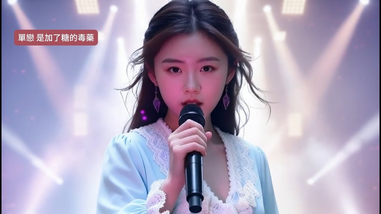 好聽~單戀是加了糖的毒藥  (美女版) 甜在心裡 卻痛得無處可逃