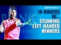 10 MINUTES OF: Stunning Left-Handed Tennis Winners!