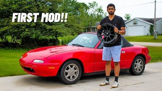 I Bought New Wheels For My Mazda Miata!! *Advanti Storm S1*