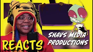 A VERY TALL PROBLEM - RED X ZIM SONG | Invader Zim | Shavs Media Productions | AyChristene Reacts