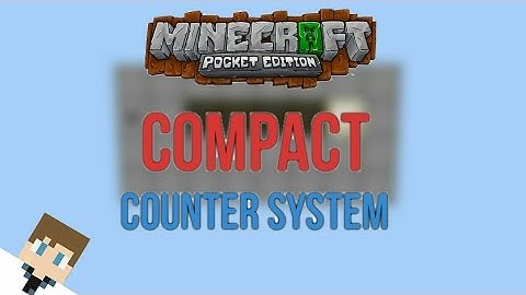 Minecraft Bedrock | Simple Counter System | Redstone