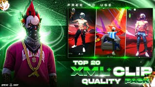 Free Fire Top 20 Xml Clips Ff Clips For Editingff Emote Clips Ff Clip