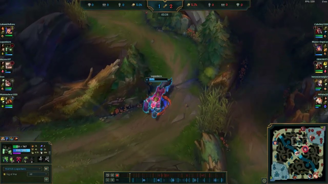 warwick q bug?