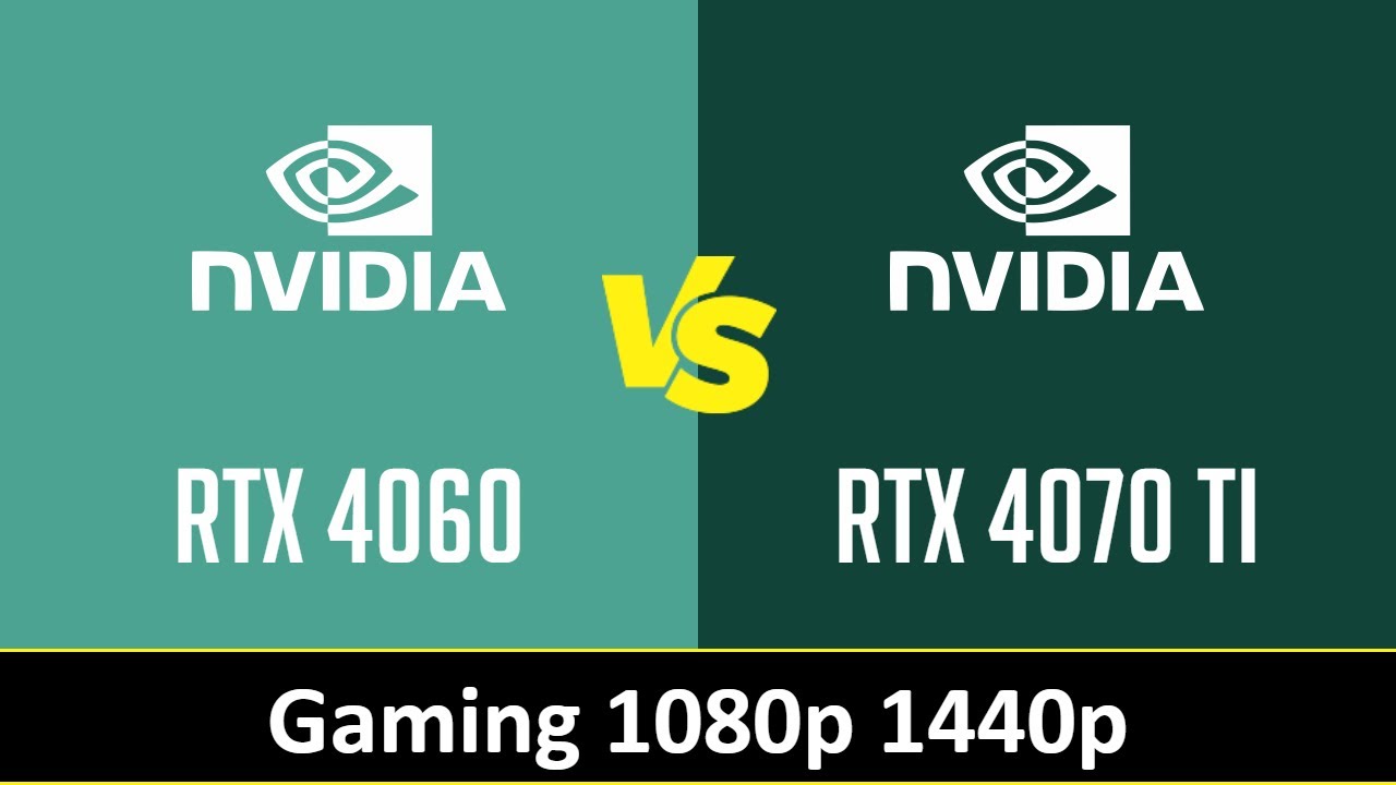 RTX 4060 vs RTX 4070 TI - Gaming 1080p 1440p (R7 7800X3D) 