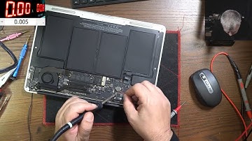 MacBook Air A1466 laadt op maar krijgt geen stroom - reparatie in 10 minuten
