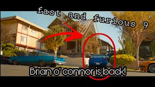 Brian Oconner Is Back F&F 9 Ending