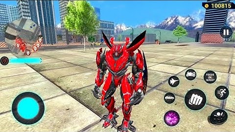 Red Mirage Multiple Transformation Jet Robot Car Game 2020 #1 - Android Gameplay