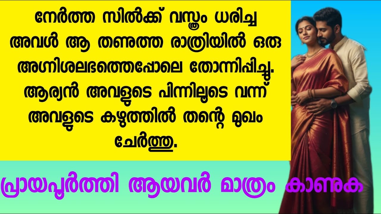നേർത്ത സിൽക്ക് വസ്ത്രം ധരിച്ച അവൾ ആ തണുത്ത രാത്രിയിൽ ഒരു അഗ്നിശലഭത്തെപ്പോലെ