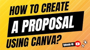 How to create a BUSINESS PROPOSAL using Canva? #canva #projectproposal #design #businessproposal