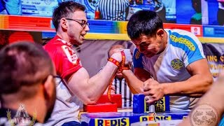 TALGAT AKTAEV vs GEORGI TAUTIEV WORLD ARMWRESTLING CHAMPIONSHIP WAF 2021 / Cat 80 kg