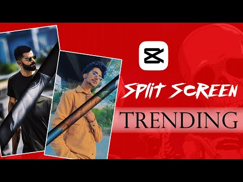 split screen capcut template link || split screen  flash effect || split screen capcut template