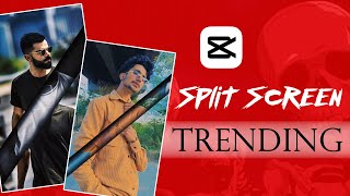 split screen capcut template link || split screen  flash effect || split screen capcut template