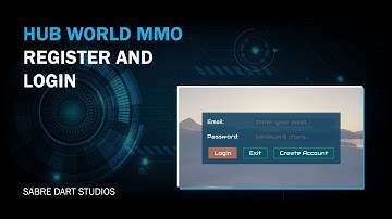 UE5 Hub World MMO - Register and Login