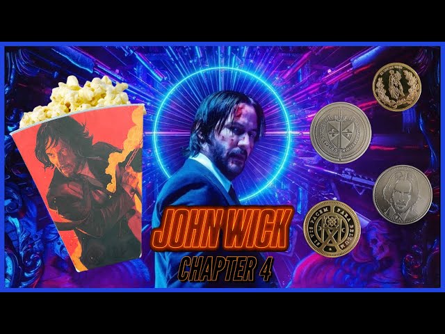 ✓ John Wick Ch. 4 Popcorn Bucket + Collectible Coins AMC Exclusive ✓ SHIPS  ASAP!