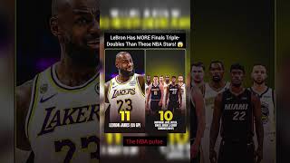 LeBron Has MORE Finals Triple-Doubles Than These NBA Stars! 😱#nba #basketball #nbashorts #nba2k23