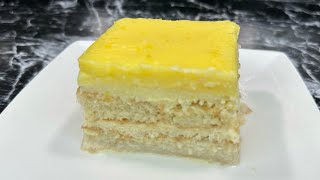 AVEC 3 CITRONS réalisez ce délicieux tiramisu au citron 🍋 Frais et gourmand 😍