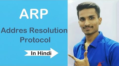 address resolution protocol (ARP) in hindi || with simple working mechanism||