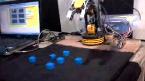 An interactive technique for robot control using image processing