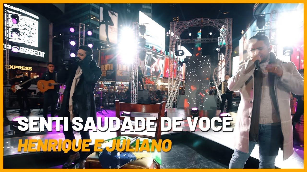 Henrique e Juliano SENTI SAUDADE DE VOCÊ - YouTube