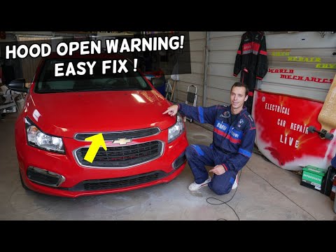 HOOD OPEN WARNING MESSAGE WHEN HOOD IS CLOSED FIX ON CHEVY, CHEVROLET, GMC, BUICK, CADILLAC