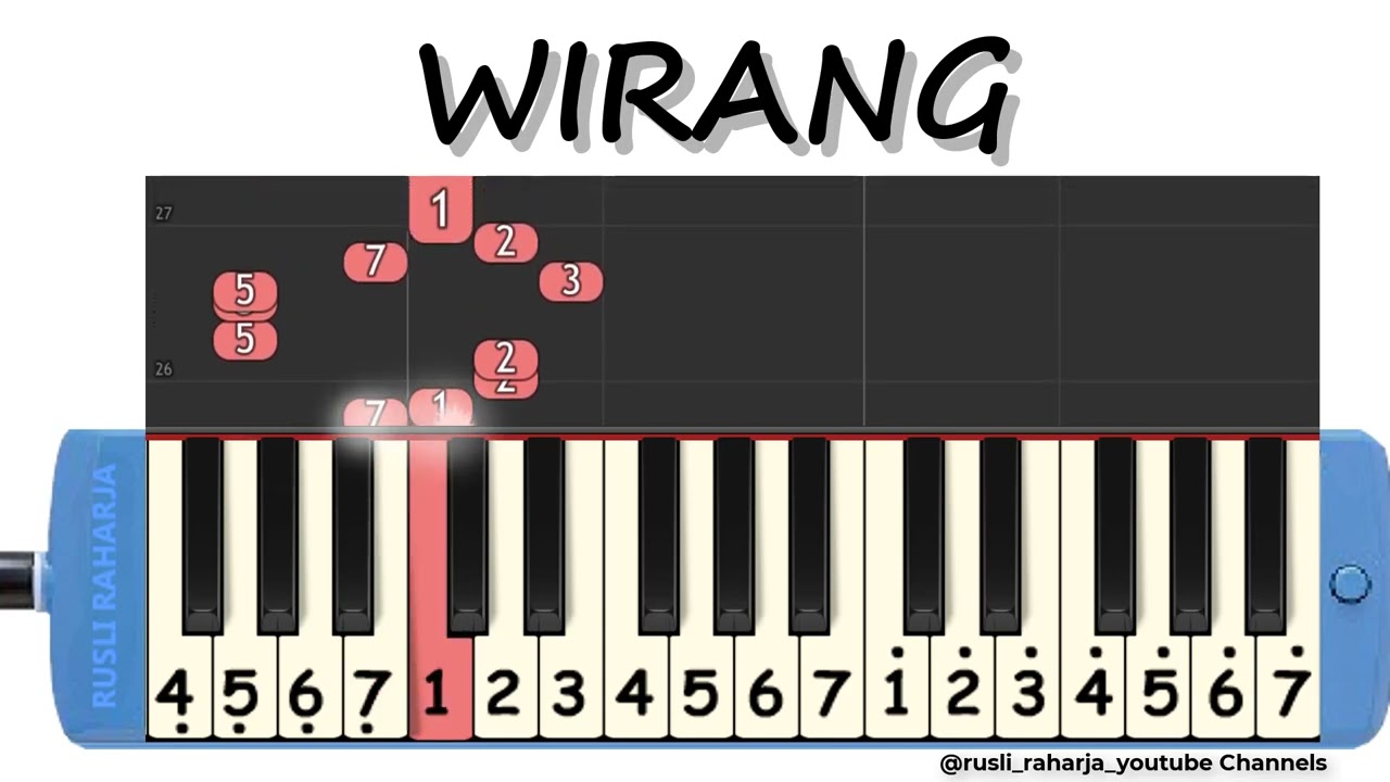 wirang not pianika