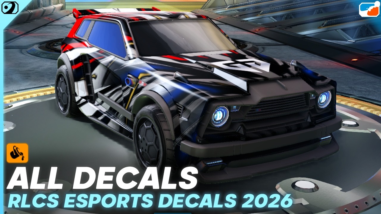Best R L Decaks All RLCS Esports Decals in 2026 | Rocket League - YouTube