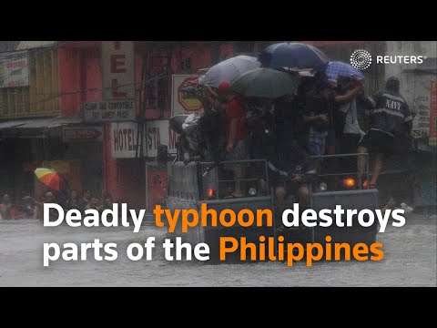 Deadly typhoon destroys parts of the Philippines