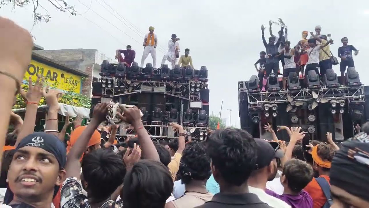 New Amar Sound vs Kashyap DJ competition in Bareilly 2025