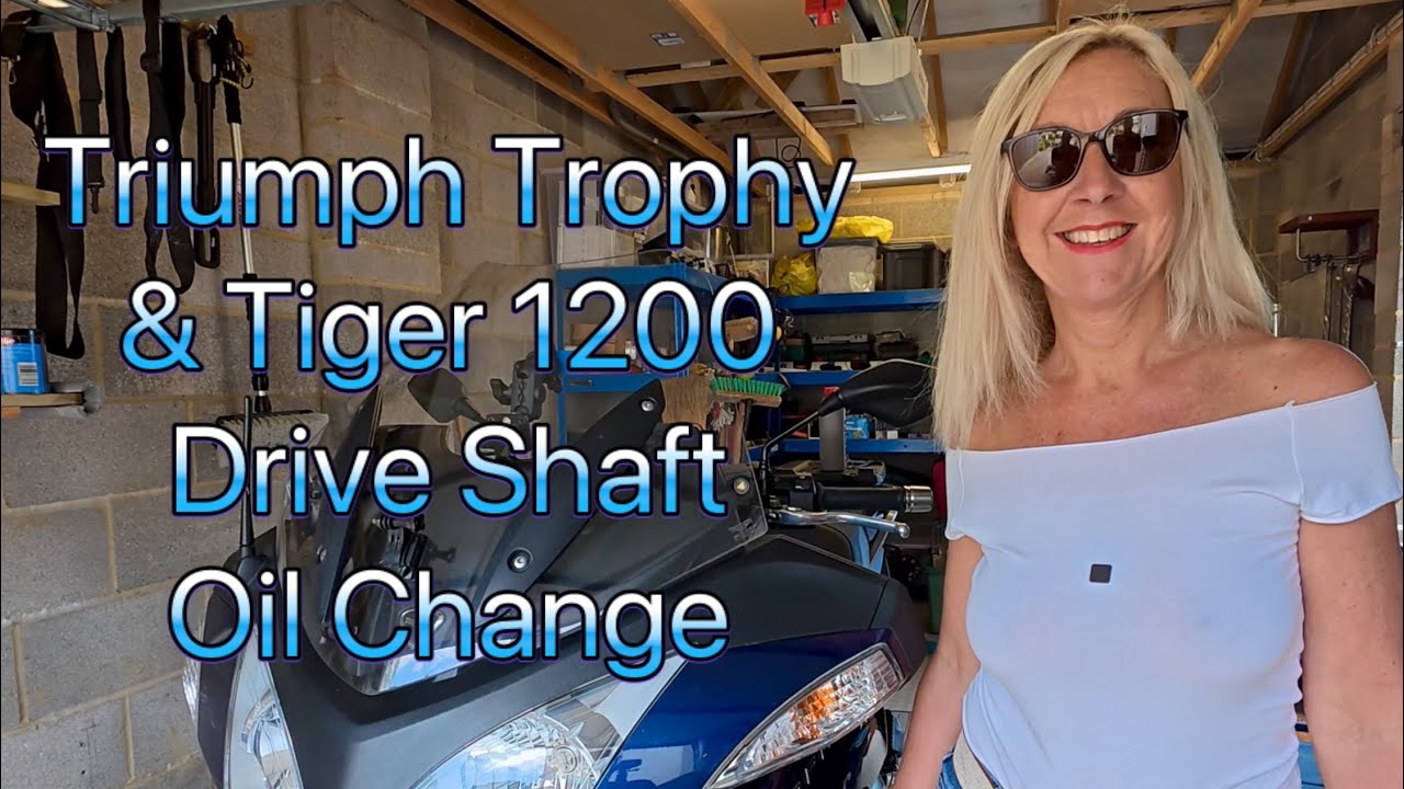 How to do an Easy Oil Change on a Triumph Trophy or Tiger 1200 Drive Shaft