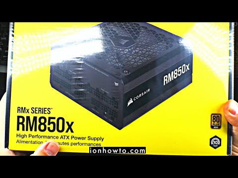 Corsair RM850x Unboxing