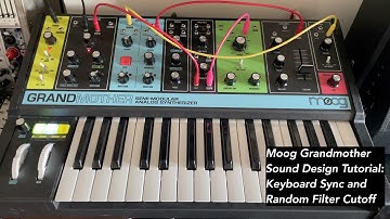 Moog Grandmother sound design tutorial: LBD Patch book 2: Keyboard sync and random filter cutoff