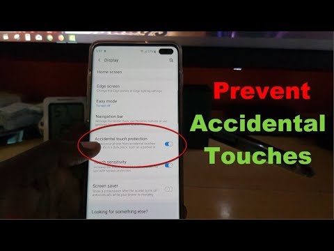 How to Enable or Disable Accidental Touch Protection Galaxy S10