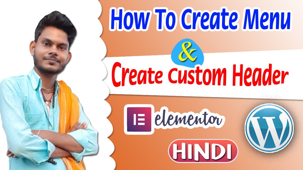 Create Menu In WordPress With Elementor | How To Make Custom Header In ...