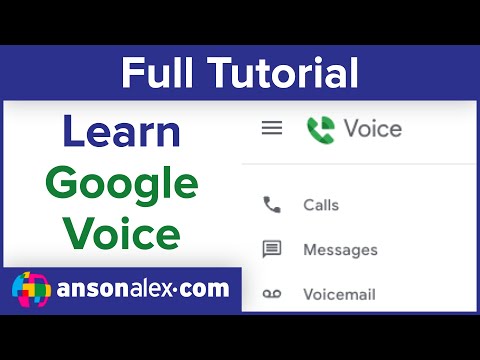 Google Voice Tutorial 2019 Quick Start