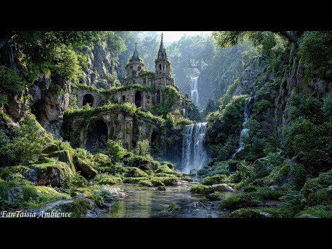 Celtic Echoes Amidst Ancient Ruins A Journey Through Mystic Waters And Waterfalls For Relax Sleep 