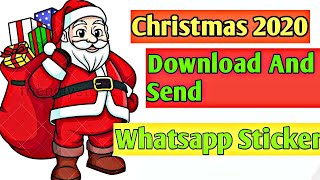 Christmas 2020। How To Download And Send Christmas Stickers On Whatsapp। Tech bhaisab screenshot 3