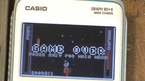 Graph 90+E / fx-CG50 : small Catylizm playthrough