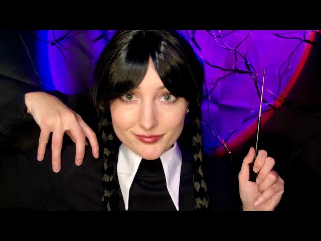 ASMR 🖤 Wednesday Addams Gives You a Cranial Nerve Exam - ASMR Personal Attention Roleplay